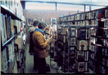 Patrons Looking at Books, Northtown Library, Blaine, 1982