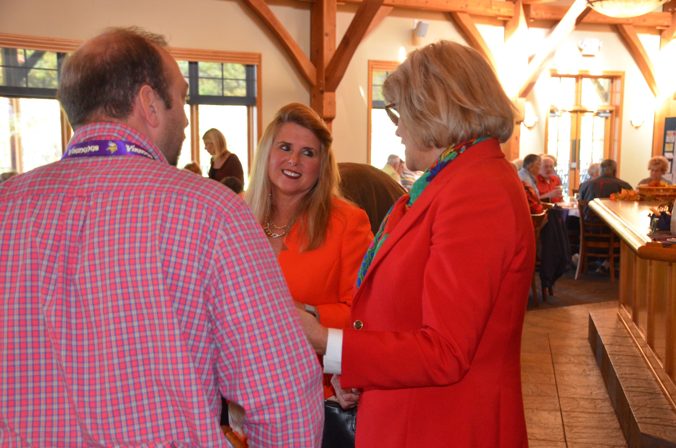 Commissioners Braastad and West visit