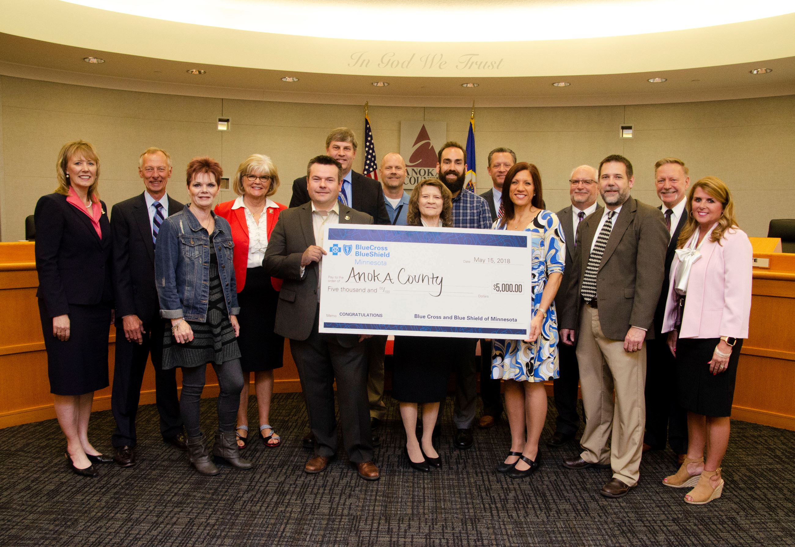 Blue Bike Check Presentation to Eagles Healing Nest