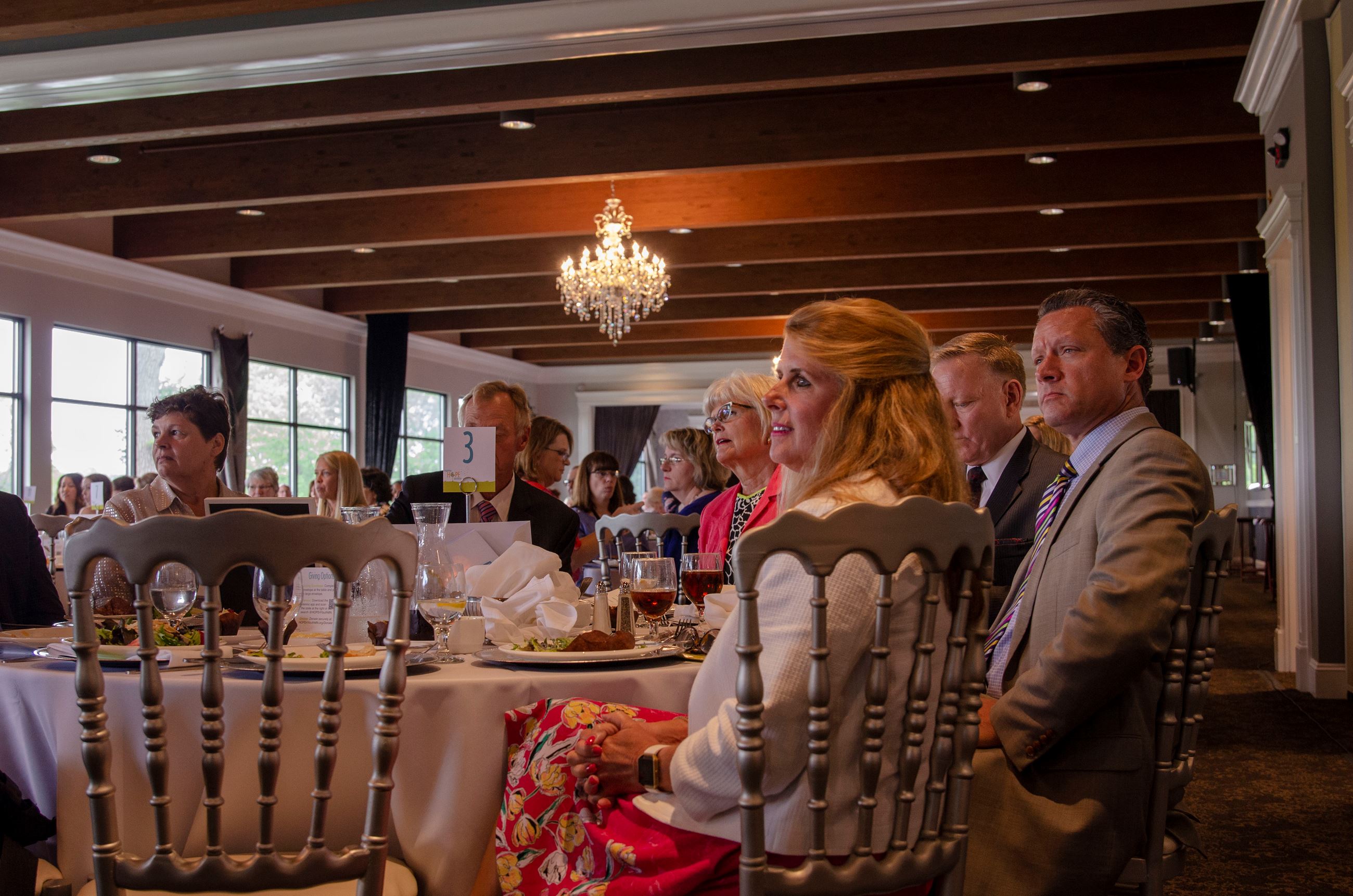 Commissioners Look, Kordiak, Schulte, West and Braastad listening to speakers TJ and Jenaa