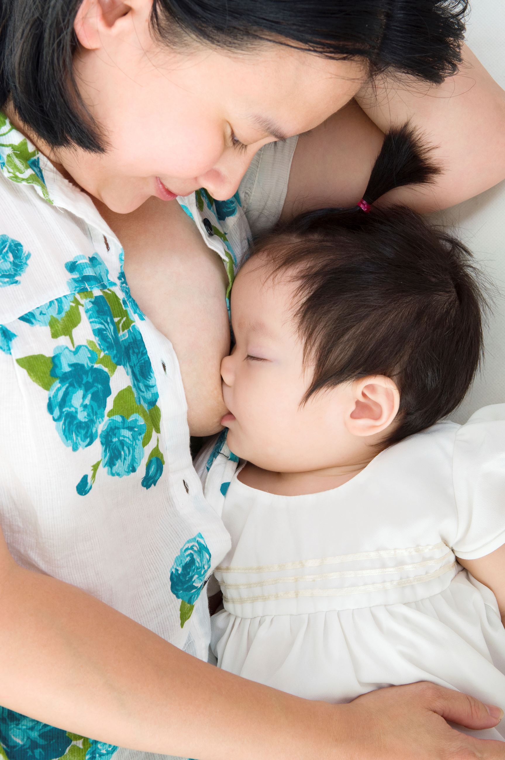 Mom and nursing infant