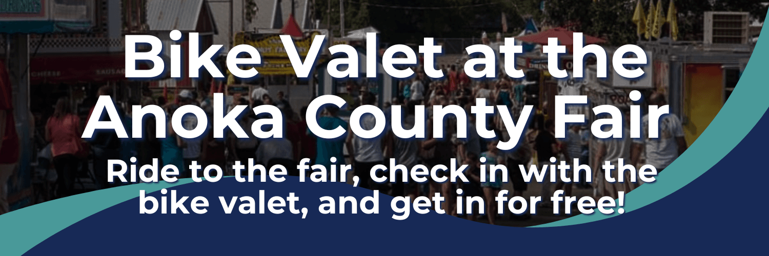 Header reading: 2024 Anoka County Fair Bike Valet