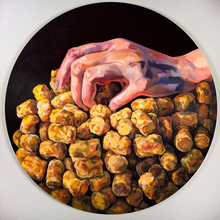 Tater Tots Painting