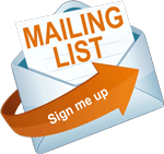 Mailing List - Sign me up envelope Opens in new window