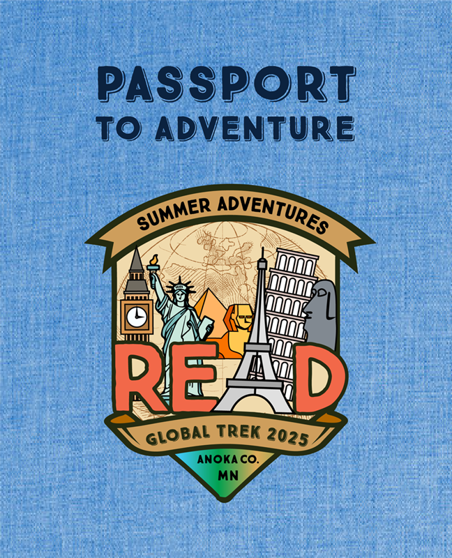 Passport booklet with Summer Adventure badge icon