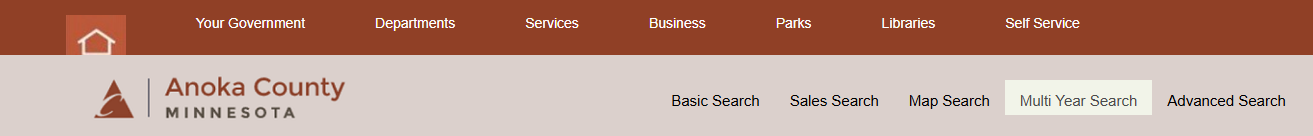 Multi-year search for prior year statements