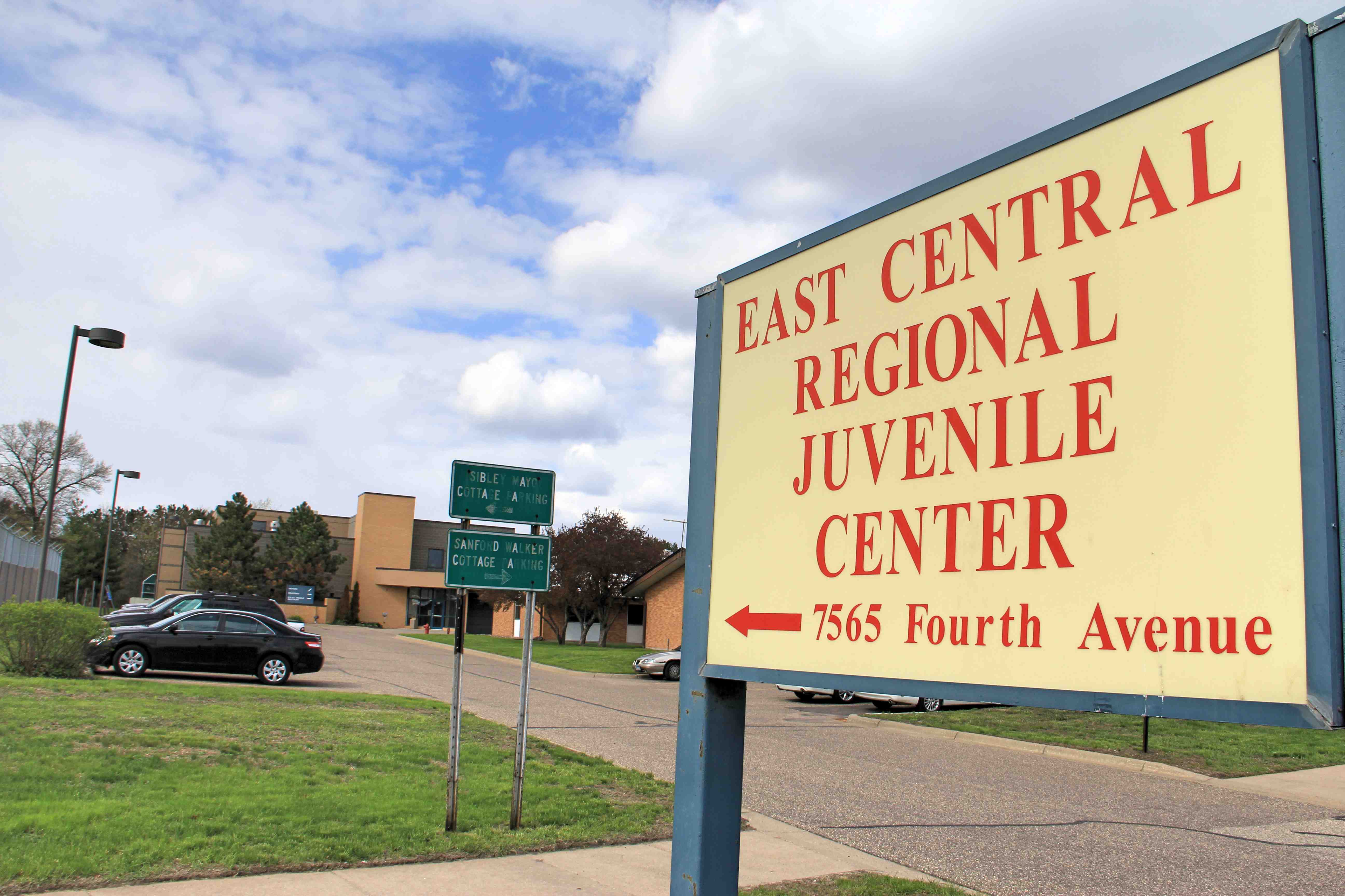 East Central Regional Juvenile Center Sign