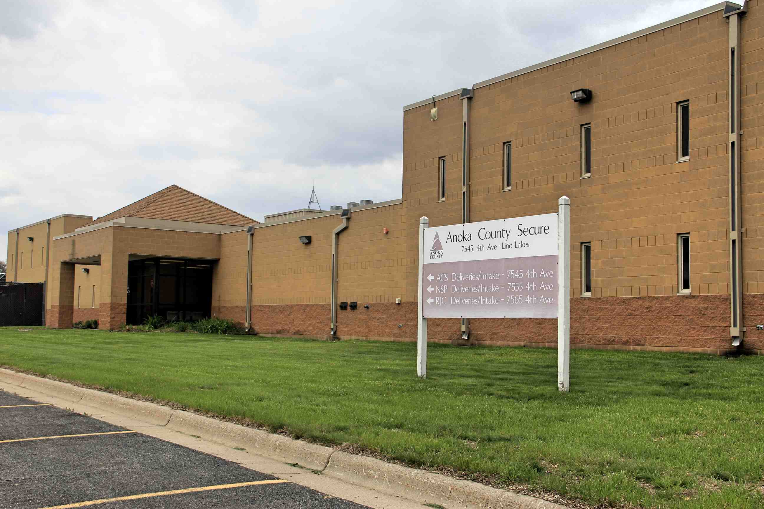 Anoka County Secure Front Building